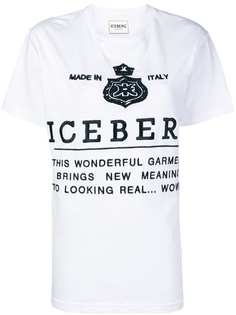 Iceberg футболка с логотипом