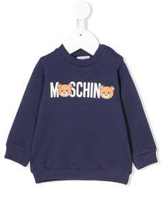 Moschino Kids толстовка с логотипом