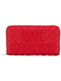 Love Moschino бумажник с вышитым логотипом