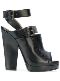 Bottega Veneta босоножки на массивном каблуке