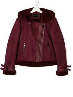 John Richmond Junior TEEN shearling-lined jacket