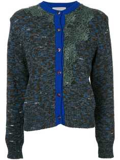 Kolor кардиган с кружевное аппликацией