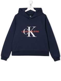 Calvin Klein Kids толстовка TEEN с капюшоном и логотипом
