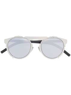 Dior Eyewear зеркальные солнцезащитные очки
