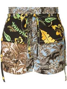 3.1 Phillip Lim шорты в стилистике пэчворк