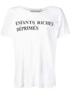 Enfants Riches Déprimés футболка с принтом логотипа