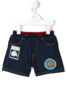 Kenzo Kids шорты с заплатками