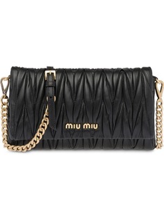 Miu Miu стеганый мини-клатч
