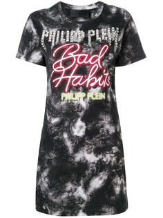 Philipp Plein платье-футболка Bad Habits