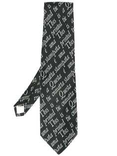 Moschino Vintage галстук с графическим принтом