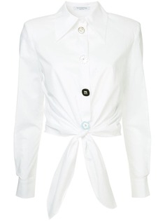 Vivetta укороченная рубашка с завязкой