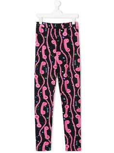 Jeremy Scott Junior TEEN telphone-print leggings