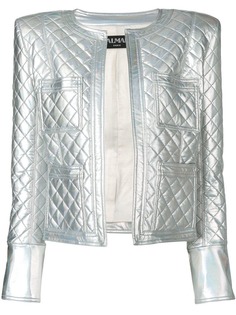 Balmain куртка с тисненой отделкой