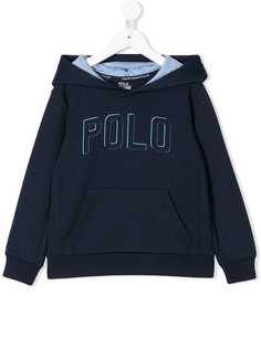 Ralph Lauren Kids толстовка с капюшоном и логотипом