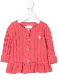 Ralph Lauren Kids кардиган с оборками