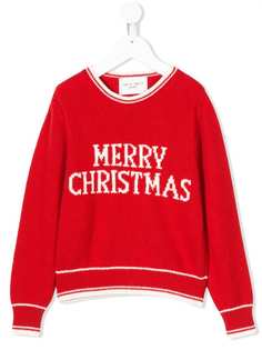 Alberta Ferretti Kids свитер Merry Christmas