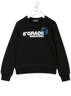 Dsquared2 Kids толстовка с принтом 5th grade