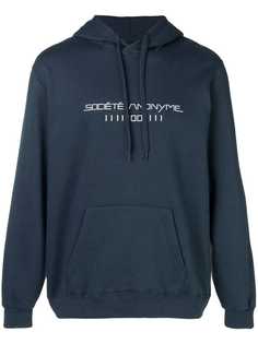 Société Anonyme толстовка с капюшоном и логотипом