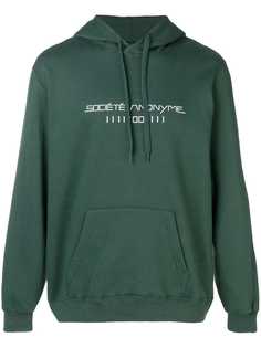 Société Anonyme толстовка с капюшоном и логотипом