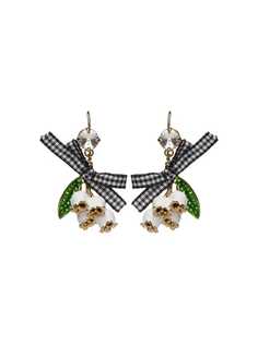 Miu Miu серьги цветочного дизайна