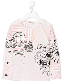 Kenzo Kids Tiger print sweatshirt
