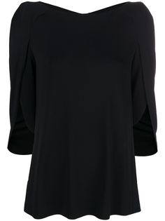 Talbot Runhof блузка в стиле кейпа