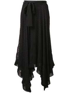 Zimmermann асимметричная юбка с узором в горох