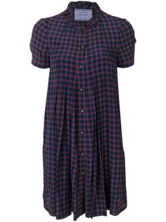 Prada Vintage клетчатое платье 2000-х годов