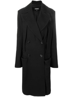 Ann Demeulemeester длинное двубортное пальто