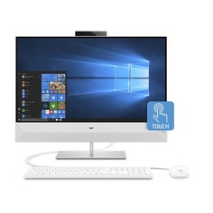 Моноблок HP Pavilion 27-xa0022ur, 27&quot;, Intel Core i7 8700T, 16Гб, 1000Гб, 256Гб SSD, NVIDIA GeForce GTX 1050 - 4096 Мб, Windows 10 Advanced, белый [4ua12ea]