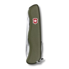 Складной нож VICTORINOX Picknicker, 11 функций, 111мм, зеленый [0.8353.4r]