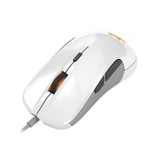 Мышь STEELSERIES Rival 100 62335 оптическая проводная USB, белый