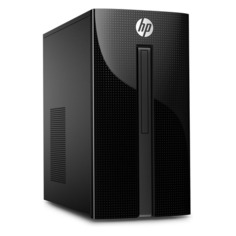 Компьютер HP 460-p215ur, Intel Core i5 7400T, DDR4 8Гб, 1000Гб, AMD Radeon 520 - 2048 Мб, Windows 10, черный [4xk64ea]