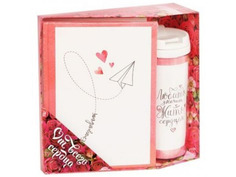 Подарочный набор СИМА-ЛЕНД От всего сердца, ежедневник и термостакан 3185489