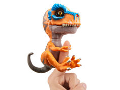 Игрушка WowWee Fingerlings Динозавр Скретч Orange-Grey-Blue 3787