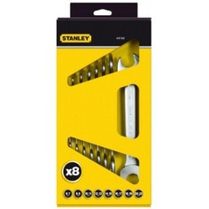Набор рожковых гаечных ключей 6-22 мм, 8 шт stanley 4-87-052