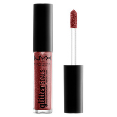 Тени для век NYX PROFESSIONAL MAKEUP GLITTER GOALS жидкие тон 06 poppy fields