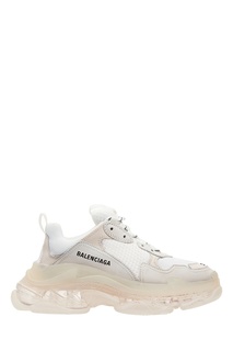 Белые кроссовки Triple S Clear Sole Balenciaga