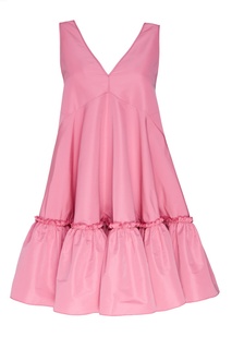 Розовое платье из тафты No21