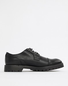 Черные туфли на шнуровке с молниями Truffle Collection - Черный