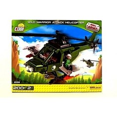 Конструктор COBI Пластиковый Вертолет Wild warrior attack helicopter - COBI-2158 Co.Bi.
