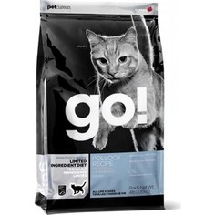 Сухой корм GO! NATURAL Holistic Cat Sensitivity+ Shine Grain Free Pollock Recipe беззерновой с треской для котят и кошек 7,26кг (20978)