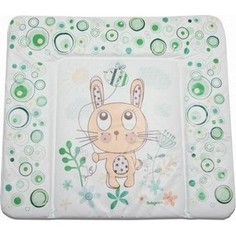 Матрас для пеленания Baby Care 820х730х210 Фанни Банни, зеленый BC01