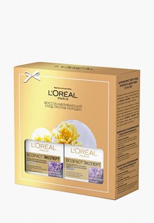 Набор для ухода за лицом LOreal Paris LOreal "Возраст эксперт 55+": дневной крем, 50 мл+ночной крем, 50 мл, антивозрастной уход
