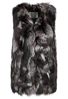 Жилет из меха чернобурой лисы Virtuale Fur Collection