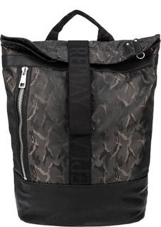 Текстильный рюкзак камуфляжной расцветки Replay