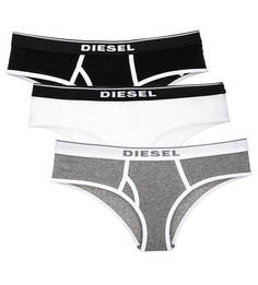 Комплект из трех трусов-шорт из хлопка Diesel