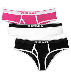 Комплект из трех трусов-шорт из хлопка Diesel