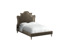 Кровать с высоким изголовьем elyse (myfurnish) серый 170x175x215 см.