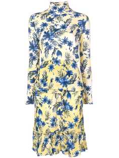 Balenciaga платье с высокой горловиной